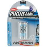 ANSMANN Phone Power Akku AAA / Micro Nickel-Metall-Hydrid 800 mAh 2er Pack